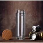 gourde isotherme double paroi pour un the parfait jusqua 12h en verre 230 1