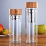 gourde isotherme double paroi pour un the parfait jusqua 12h en verre 450 1