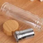gourde isotherme double paroi pour un the parfait jusqua 12h en verre 653 1