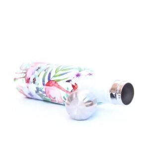 gourde isotherme elegante au motif flamant rose hydratez vous avec style 643 1