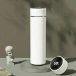 Gourde Isotherme Intelligente: Buvez à La Bonne Température Toujours! Blanc