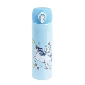Gourde Licorne Inox: Boissons Chaudes Et Froides En Magie! Bleu