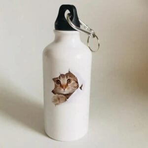 Gourde Motif Chat: Léger Chic Et Sans Bpa!