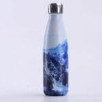 Gourde Motif Montagne: Rafraîchissement Et Style En Altitude!