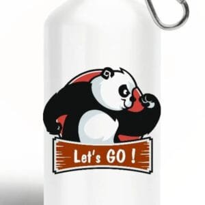 Gourde Motif Panda: Emporte Ta Détermination Partout Avec Style!