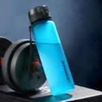 gourde plastique eco responsable pratique et resistante pour toute la journee bleu 511 1