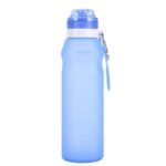 gourde silicone pliable espace optimise aventure simplifiee bleu 711 1