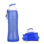 Gourde Souple En Silicone: Complice Idéale De Tes Voyages! Bleu
