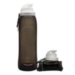 Gourde Souple En Silicone: Complice Idéale De Tes Voyages! Noir