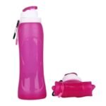 gourde souple en silicone complice ideale de tes voyages rose 510 1
