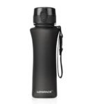 gourde sport 500ml eco responsable hydratation dun doigt partout noir 698 1