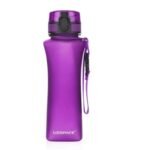 gourde sport 500ml eco responsable hydratation dun doigt partout violet 795 1