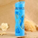 gourde sport avec paille rabattable hydratez vous en toute simplicite bleu 814 1
