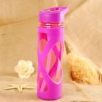 gourde sport avec paille rabattable hydratez vous en toute simplicite rose 958 1