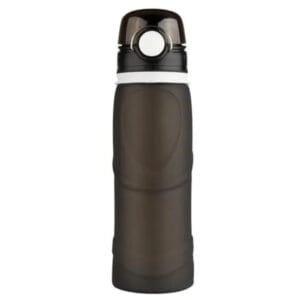 Gourde Sport Pliable: Pratique Durable Et Antipoussière! Noir