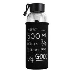 Gourde Student En Verre: Pratique Avec Sa Petite Lanière Intégrée!