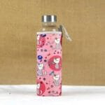 Housse Fun En Verre: Transporte Et Garde Vos Boissons Fraîches! Rose