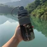 hydrate toi en un eclair avec notre gourde pratique et coloree 600ml noir 377 1