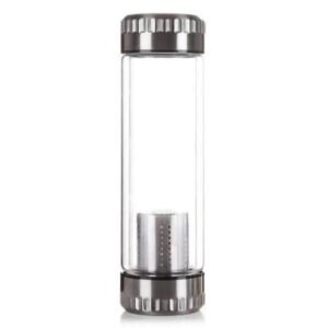 infuseur inox en verre borosilicate the chaud jusqua 12h 400ml gourde 898 1