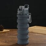 La Bouteille Flexible Qui S’adapte à Tous Vos Besoins! Noir