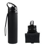 La Gourde Souple Qui S’adapte à Tous Vos Besoins D’hydratation! Noir