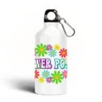 Libérez Votre Esprit Avec Notre Bouteille Flower Power! Blanc
