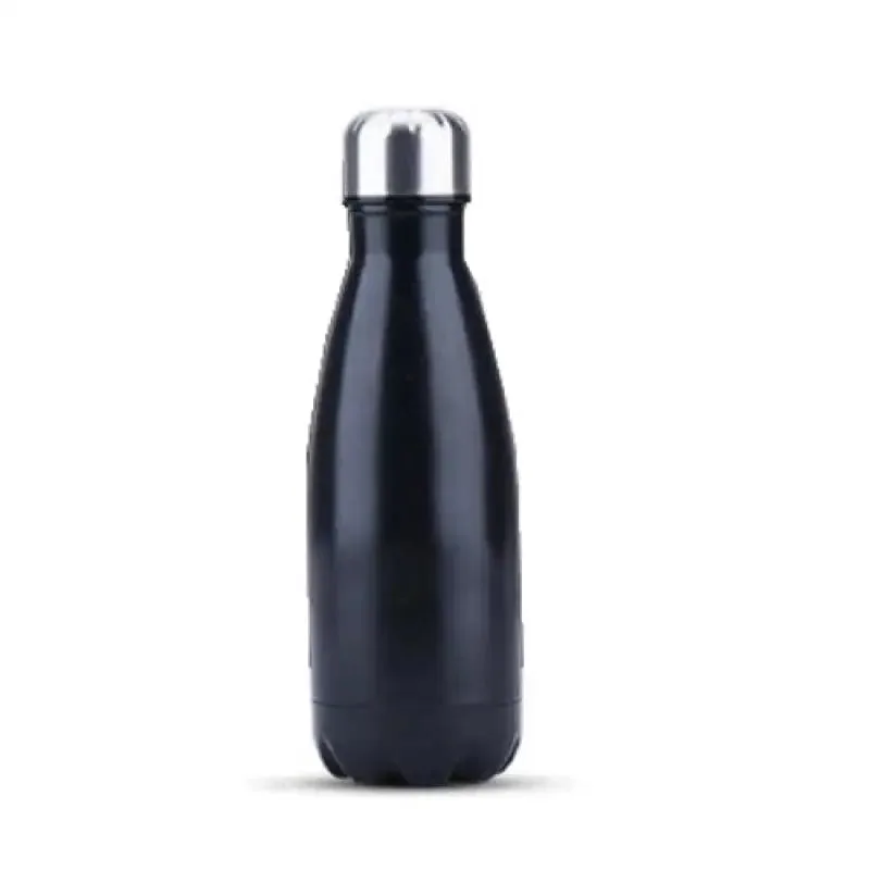 Offrez Une Gourde Inox Unique Et Personnalisée à Votre Enfant! Noir