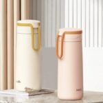 petit thermos en acier inoxydable chaleur et fraicheur a emporter gourde 695 1