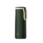 petit thermos en acier inoxydable chaleur et fraicheur a emporter vert gourde 462 1