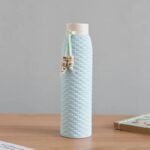 petite gourde en verre purete et style pastel a porter partout vert 420 1