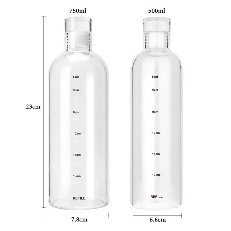 Restez Hydraté Avec La Gourde Motivation D’hydratation En Verre!