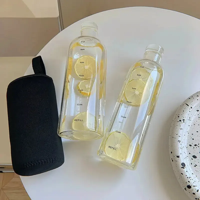 Restez Hydraté Avec La Gourde Motivation D’hydratation En Verre!