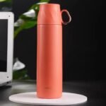 savourez votre boisson chaude avec le petit thermos tout en un rose 350ml mug 318 1