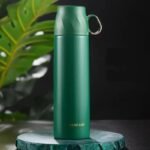 savourez votre boisson chaude avec le petit thermos tout en un vert 350ml mug 215 1