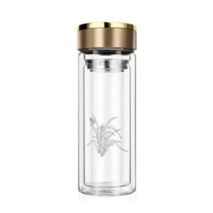 savourez votre the avec notre mug isotherme en verre double paroi 300 ml isotherme 867 1