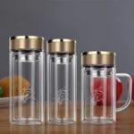 Savourez Votre Thé Avec Notre Mug Isotherme En Verre Double Paroi!