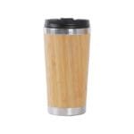 Tasse Isolante Avec Finition Bambou: Parfaite Pour Vos Déplacements! Classique